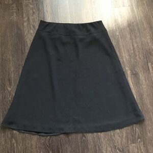 Marks & Spencer Black A-Line Knee-Length Skirt